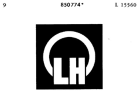 LH Logo (DPMA, 25.04.1968)