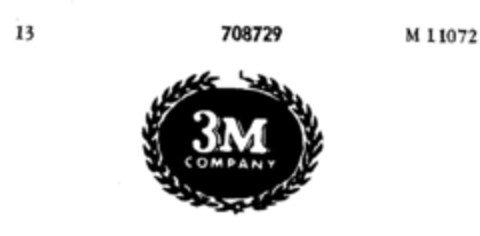 3M COMPANY Logo (DPMA, 18.05.1956)