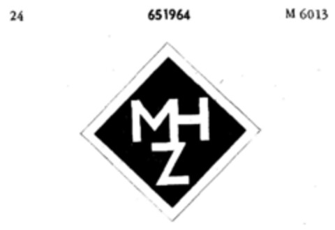 MHZ Logo (DPMA, 09.03.1953)
