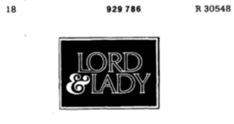 LORD&LADY Logo (DPMA, 26.09.1973)