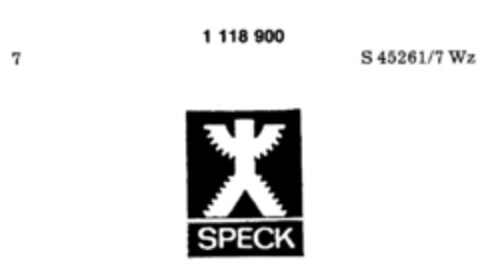 SPECK Logo (DPMA, 21.08.1987)