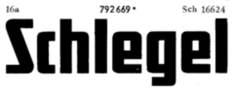 Schlegel Logo (DPMA, 04/25/1964)