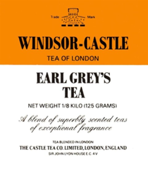 WINDSOR-CASTLE TEA OF LONDON Logo (DPMA, 12.02.1983)