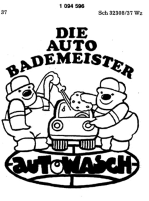 DIE AUTO BADEMEISTER auToWASCH Logo (DPMA, 11.12.1985)