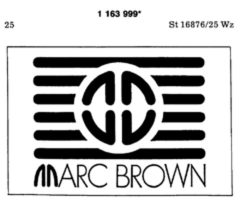 MARC BROWN Logo (DPMA, 28.06.1990)