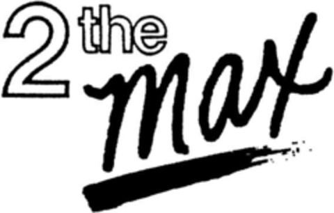 2 the max Logo (DPMA, 06.10.1992)