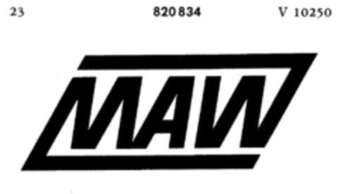 MAW Logo (DPMA, 05/11/1965)