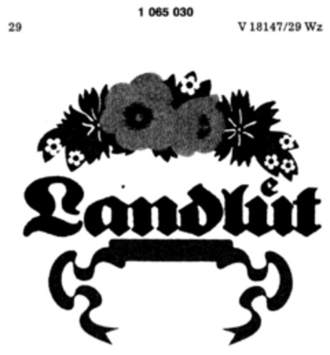 Landlüt Logo (DPMA, 09.09.1982)
