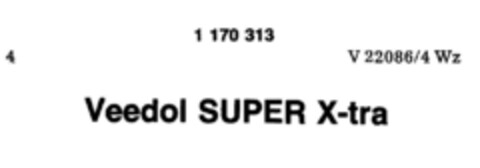 Veedol SUPER X-tra Logo (DPMA, 25.04.1990)