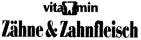 vita min Zähne & Zahnfleisch Logo (DPMA, 12.01.2000)