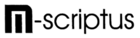 M-scriptus Logo (DPMA, 10.06.2000)