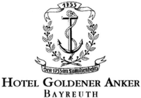 HOTEL GOLDENER ANKER BAYREUTH Logo (DPMA, 04/14/2008)