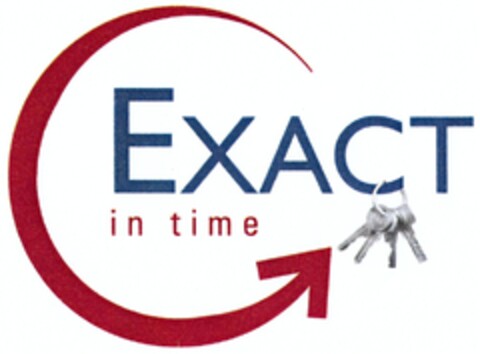 EXACT in time Logo (DPMA, 27.07.2009)