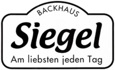 BACKHAUS Siegel Am liebsten jeden Tag Logo (DPMA, 06/28/2012)
