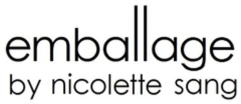 emballage by nicolette sang Logo (DPMA, 01/11/2015)