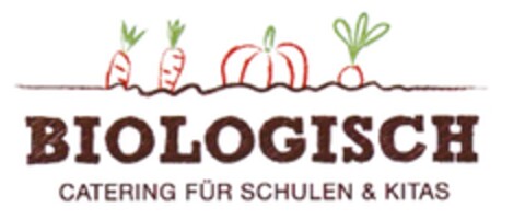 BIOLOGISCH CATERING FÜR SCHULEN & KITAS Logo (DPMA, 25.06.2015)