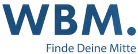 WBM. Finde deine Mitte Logo (DPMA, 09.07.2015)