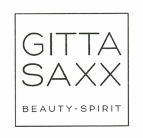 GITTA SAXX BEAUTY-SPIRIT Logo (DPMA, 26.03.2018)