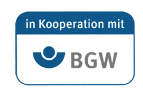 in Kooperation mit BGW Logo (DPMA, 06/17/2021)