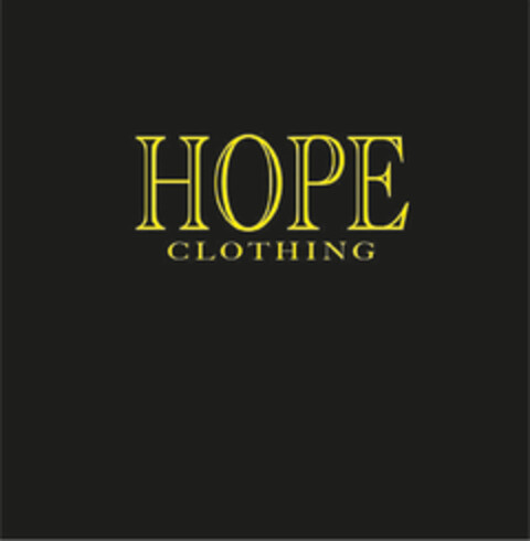 HOPE CLOTHING Logo (DPMA, 29.01.2021)