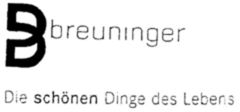 breuninger Die schönen Dinge des Lebens Logo (DPMA, 31.07.2002)