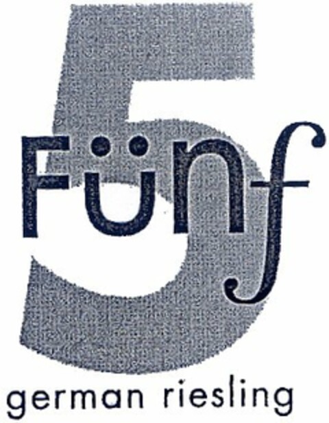 5 Fünf german riesling Logo (DPMA, 14.02.2006)