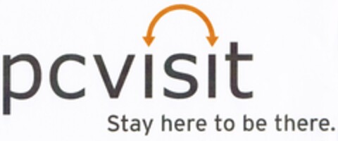 pcvisit Stay here to be there. Logo (DPMA, 05.10.2006)