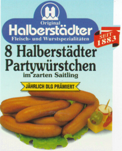 Halberstädter Partywürstchen Logo (DPMA, 03/14/1995)