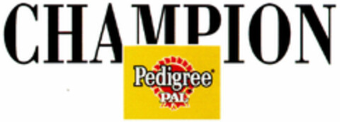 CHAMPION Pedigree PAL Logo (DPMA, 05.05.1995)