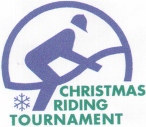 CHRISTMAS RIDING TOURNAMENT Logo (DPMA, 16.11.1995)