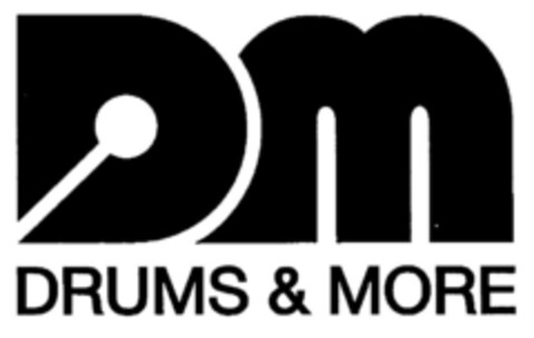 DM DRUMS & MORE Logo (DPMA, 13.07.1998)