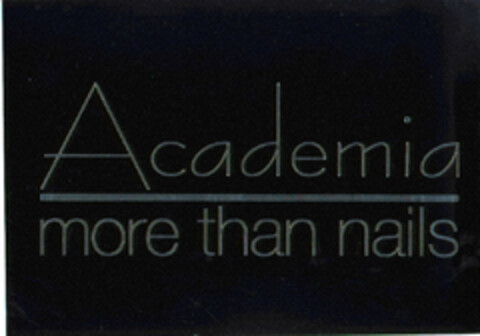 Academia more than nails Logo (DPMA, 01.04.1999)