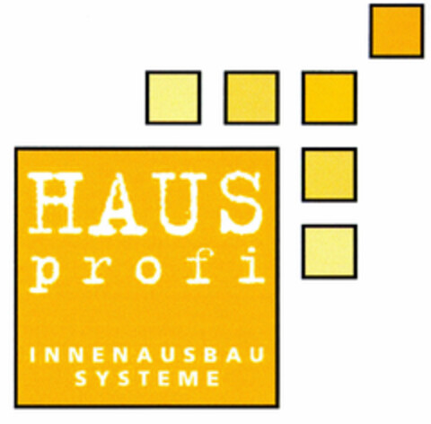 HAUS profi INNENAUSBAUSYSTEME Logo (DPMA, 14.05.1999)