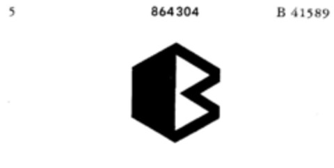 864304 Logo (DPMA, 20.12.1968)