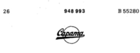 Capama Logo (DPMA, 02.12.1975)