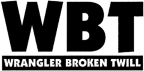 WBT WRANGLER BROKEN TWILL Logo (DPMA, 24.06.1991)