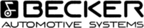 BECKER AUTOMOTIVE SYSTEMS Logo (DPMA, 22.07.1993)