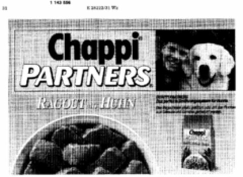 Chappi  PARTNERS Logo (DPMA, 28.12.1988)