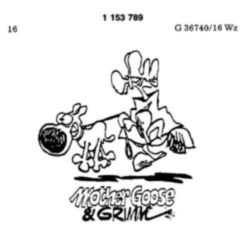 Mother Goose & GRIMM Logo (DPMA, 04/27/1989)