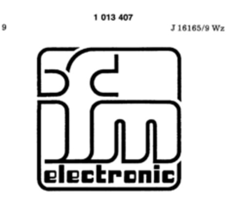 ifm electronic Logo (DPMA, 02.08.1980)