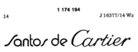 Santos de Cartier Logo (DPMA, 11/04/1980)