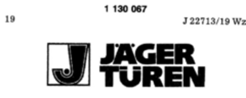 J Jäger Türen Logo (DPMA, 02.03.1988)