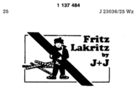 Fritz Lakritz by J+J Logo (DPMA, 06/24/1988)