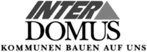 INTER DOMUS KOMMUNEN BAUEN AUF UNS Logo (DPMA, 03.12.1992)