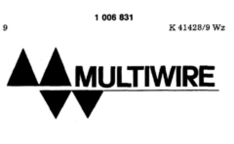 MULTIWIRE Logo (DPMA, 02.11.1979)