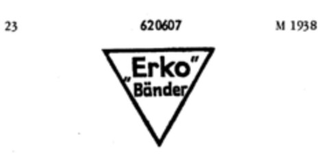 "Erko" Bänder Logo (DPMA, 16.11.1950)