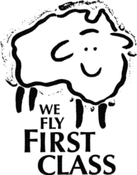 WE FLY FIRST CLASS Logo (DPMA, 22.11.1990)