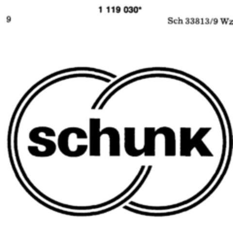 schunk Logo (DPMA, 16.11.1987)