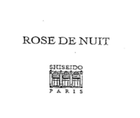 ROSE DE NUIT  SHISEIDO PARIS Logo (DPMA, 19.05.2000)