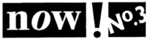 now!No.3 Logo (DPMA, 07.07.2000)